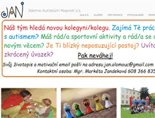 Tablet Screenshot of jan-olomouc.cz